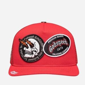 Godspeed Red Dual Patch Cap